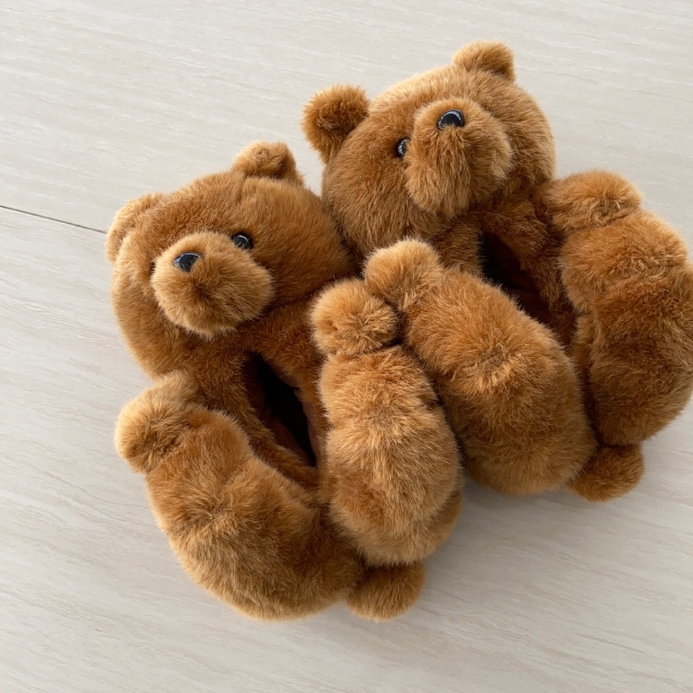 KONTERFEIT Teddy bear Slippers size 6